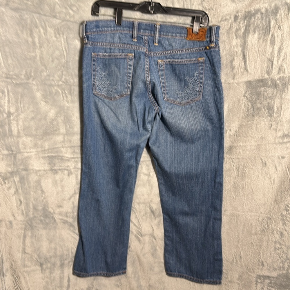 Lucky Brand jeans women cropped‎  size 8 29 Blue Ankle Cropped Jeans medium wash - Picture 3 of 14